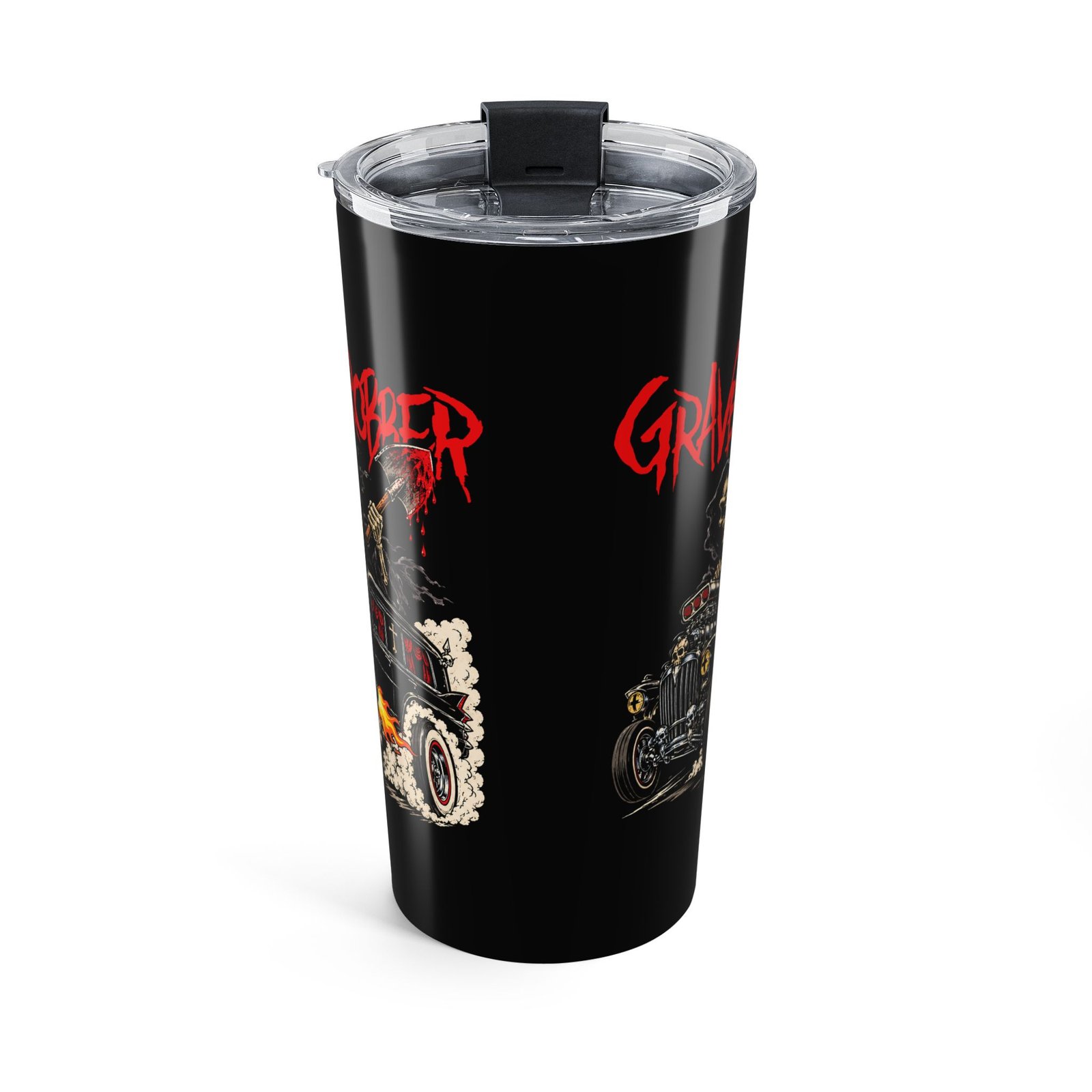 Grave Robber - Hearse Rod 2026 20oz Stainless Steel Tumbler - Image 4