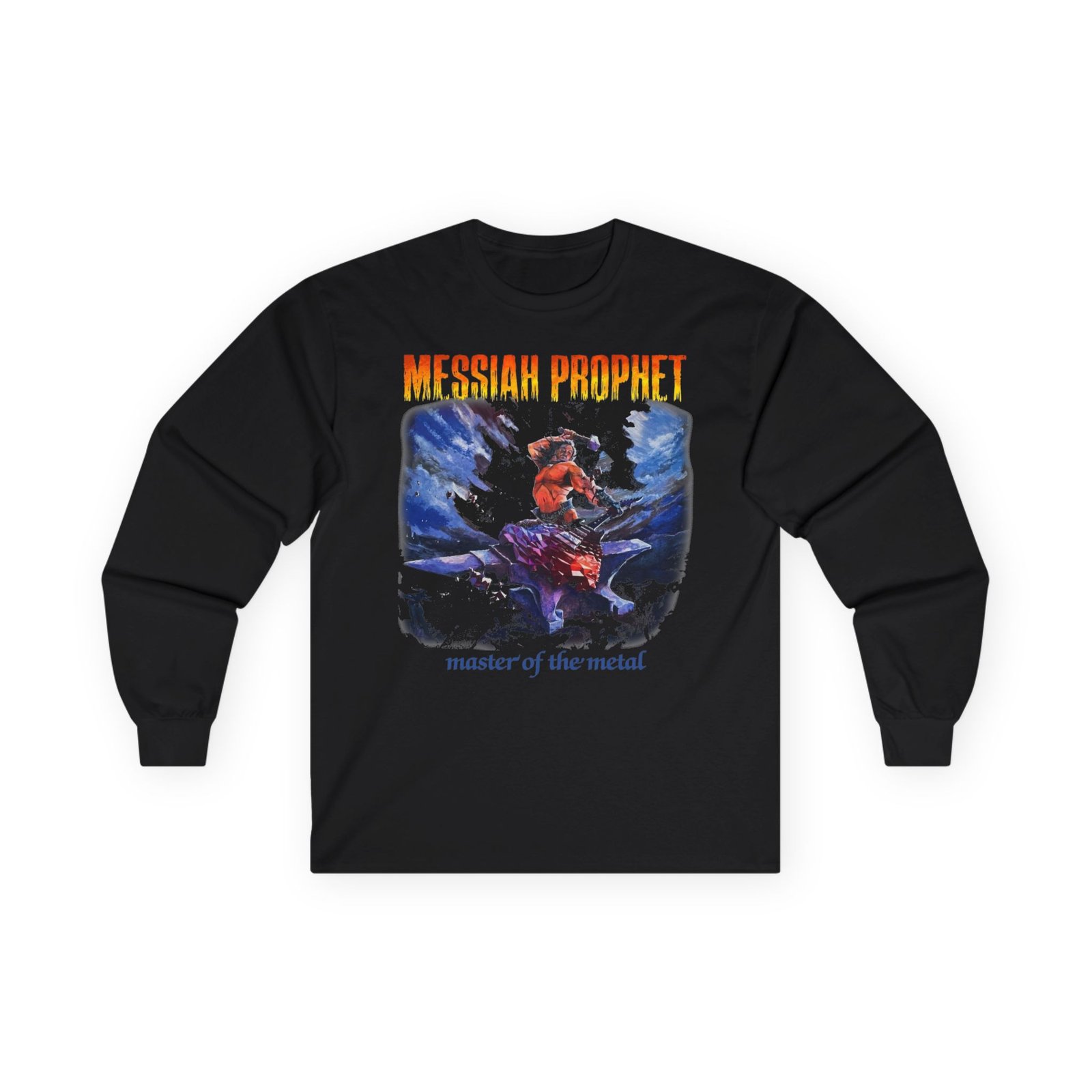Messiah Prophet - Master Of The Metal Long Sleeve Tshirt (2-Sided)