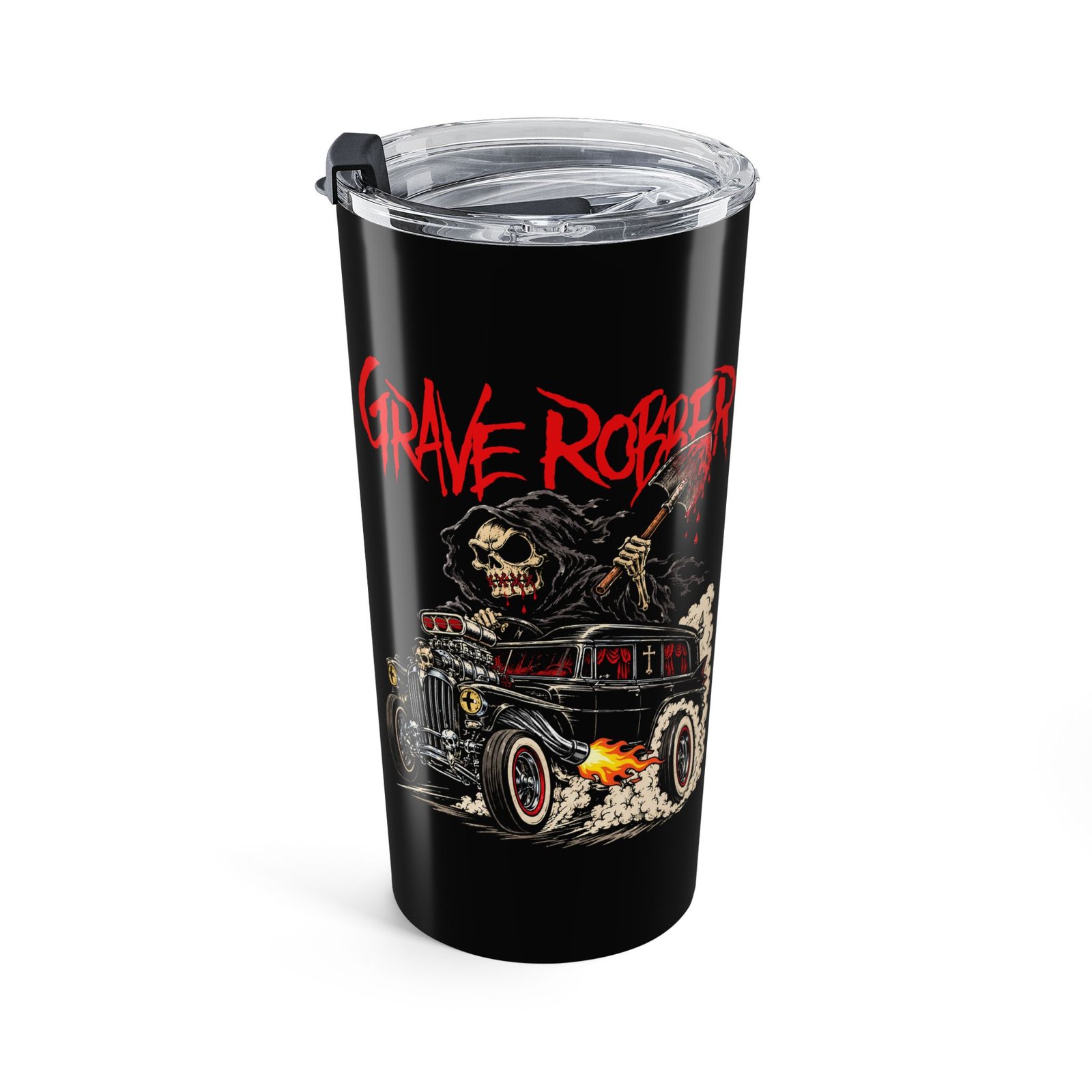 Grave Robber - Hearse Rod 2026 20oz Stainless Steel Tumbler - Image 2