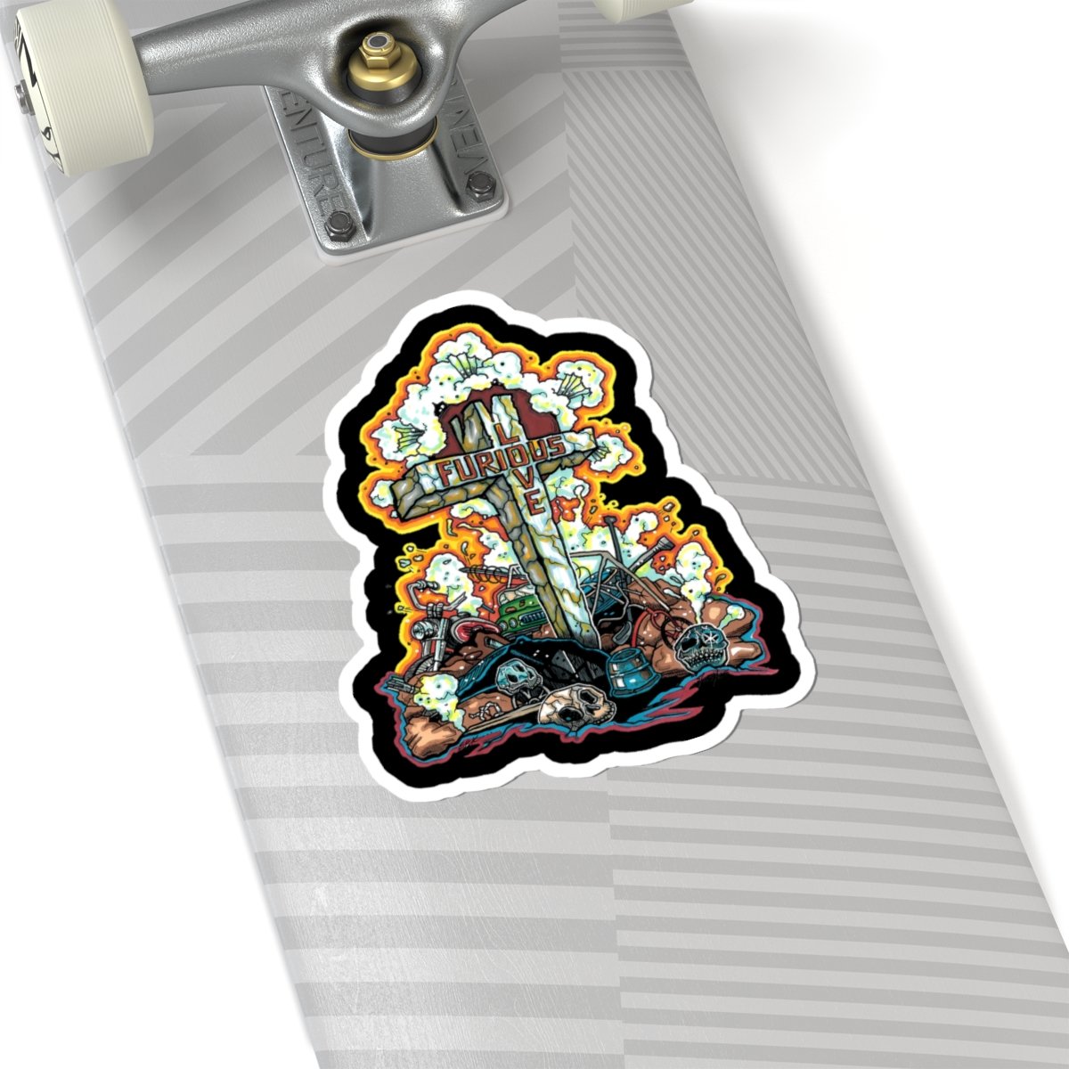 Furious Love Logo Die Cut Sticker Set