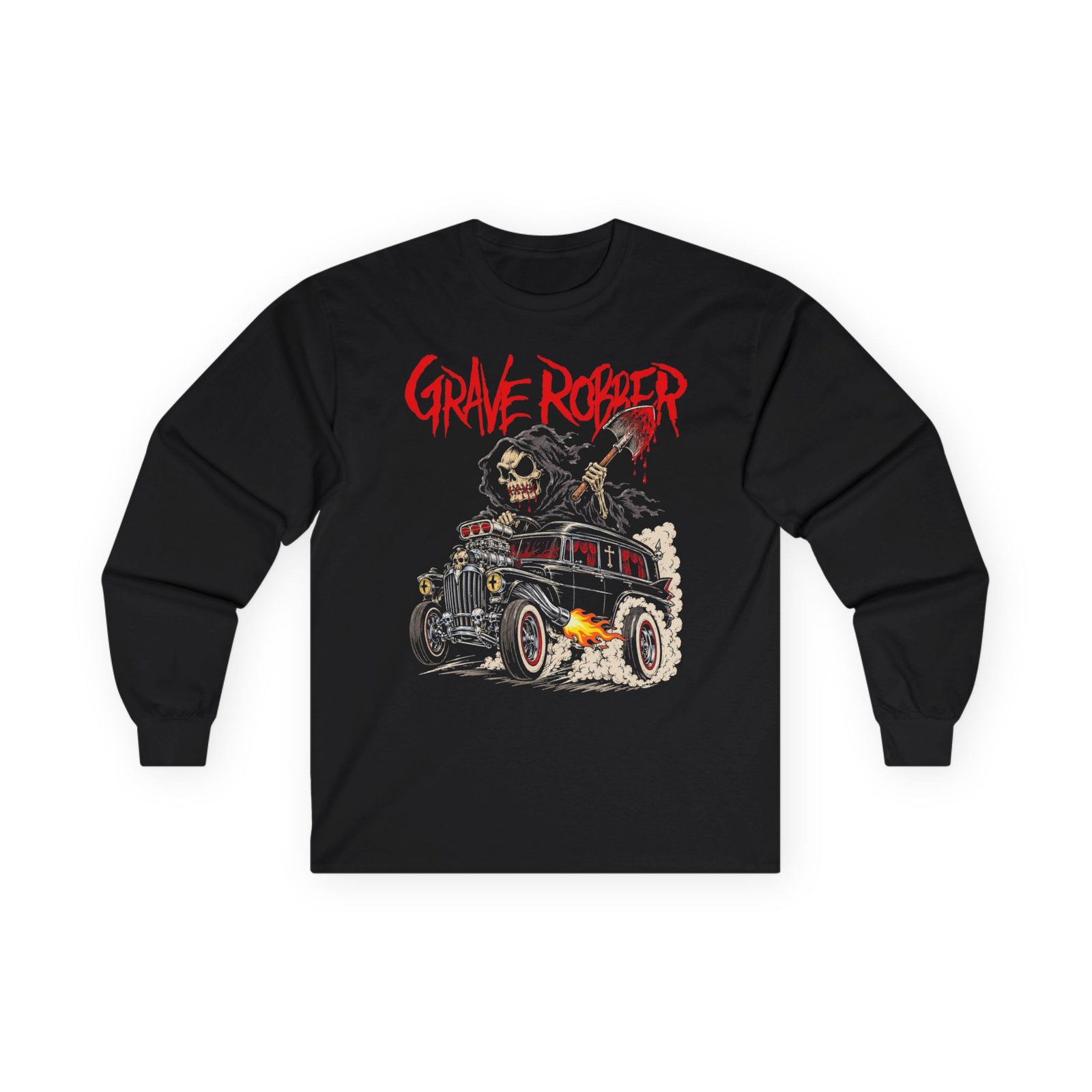 Grave Robber - Hearse Rod 2026 Long Sleeve Tshirt