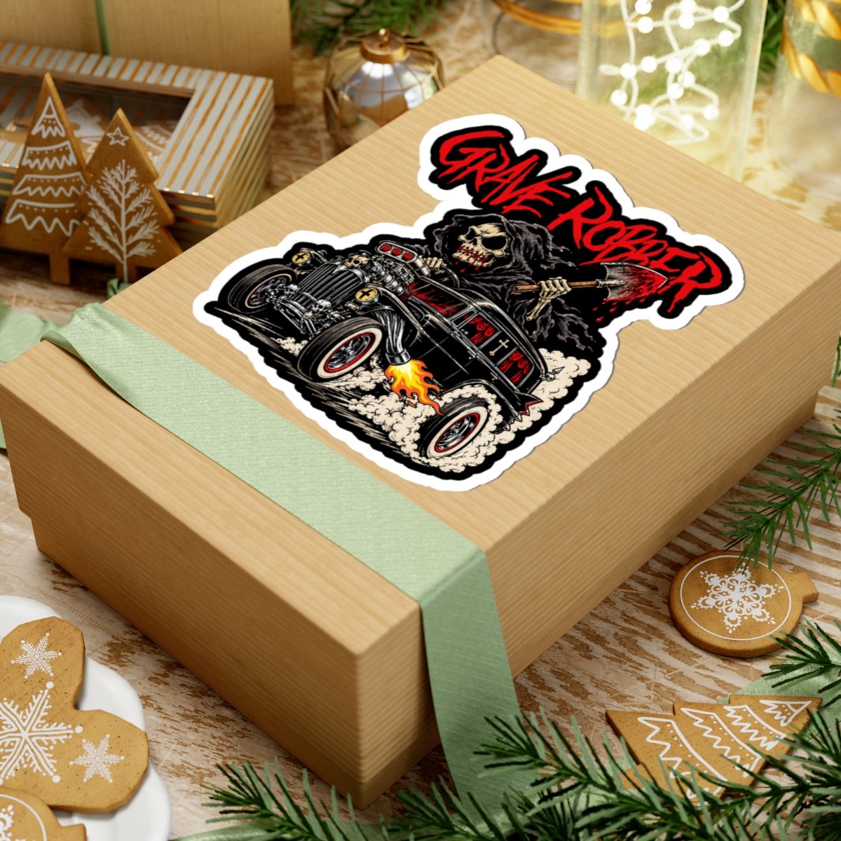 Grave Robber - Hearse Rod 2026 Die Cut Stickers - Image 3