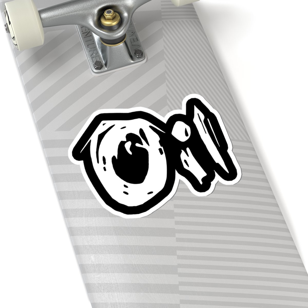 Oil Logo Die Cut Stickers