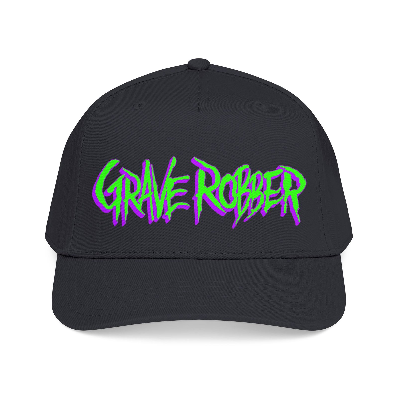 Grave Robber Green-Purple Logo 2026 Printed Mid Profile Baseball Cap