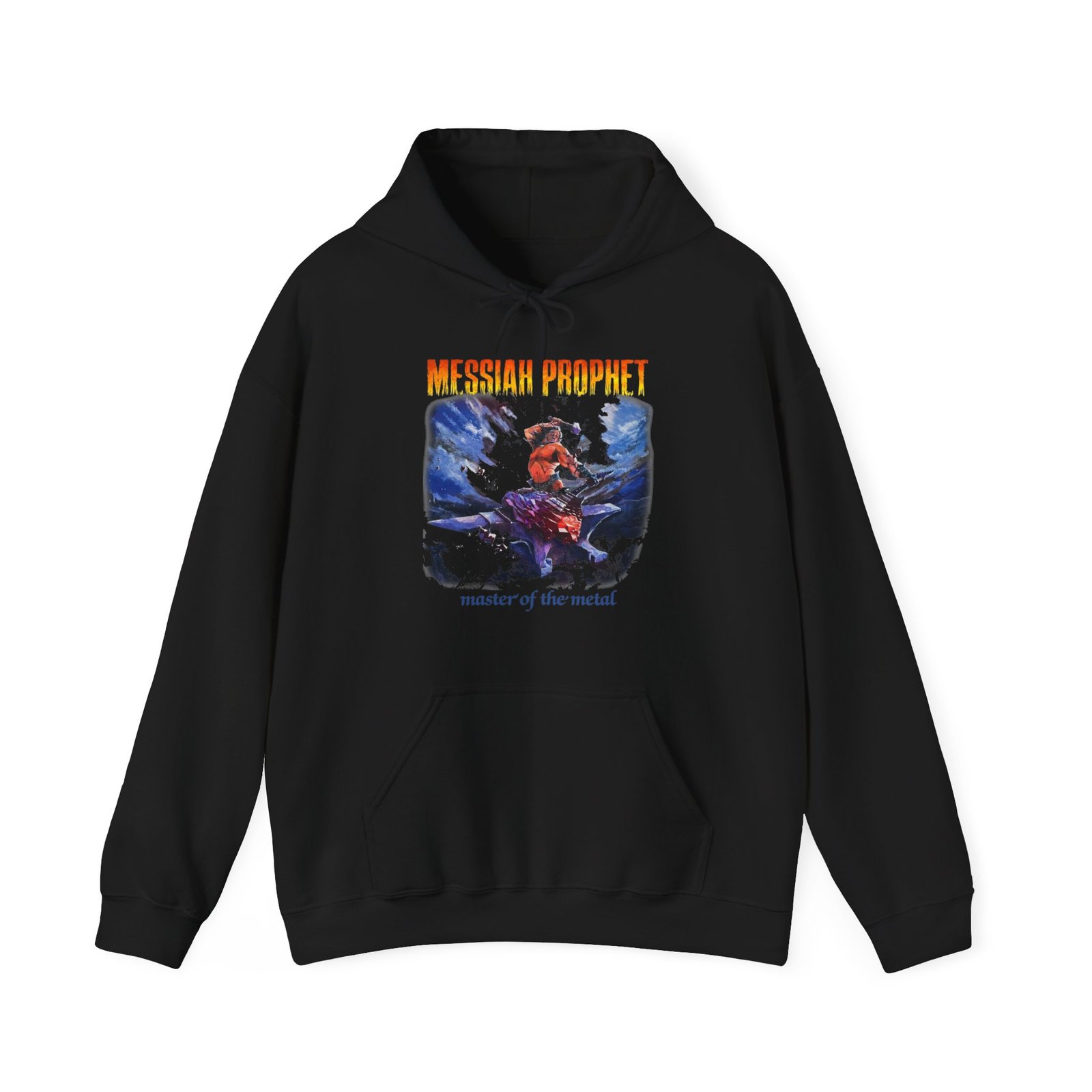 Messiah Prophet - Master Of The Metal Pullover Hooded Sweatshirt (2-Sided)