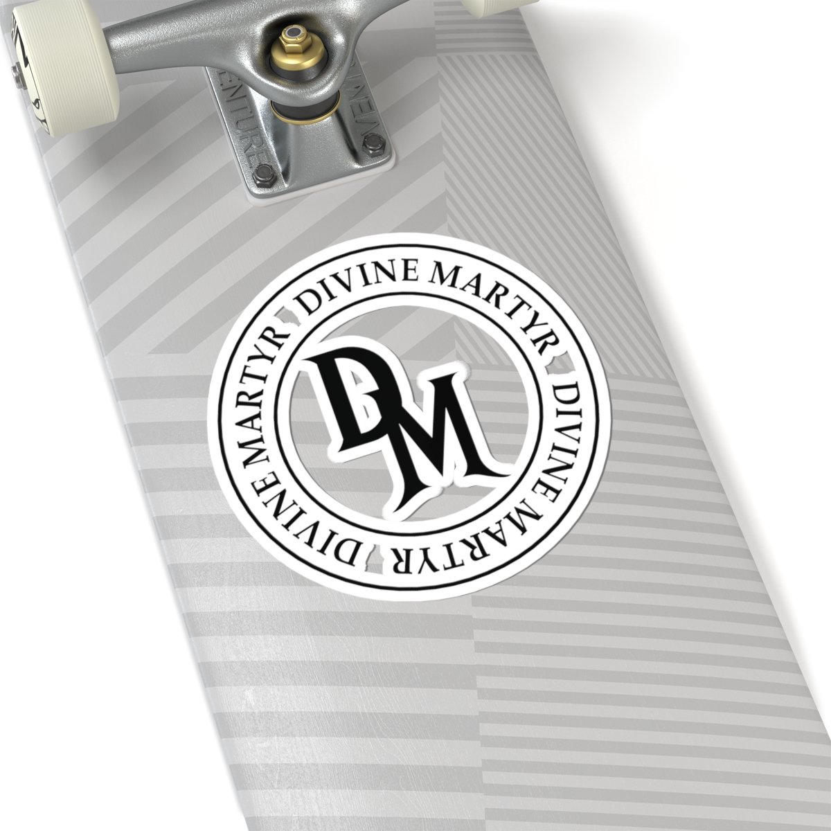 Divine Martyr Crest Die Cut Stickers
