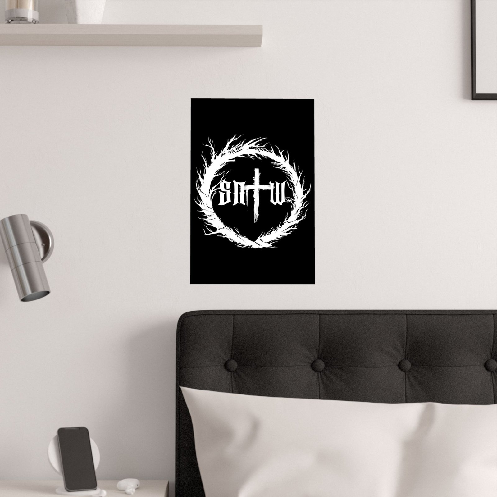Suffer Not The Witch Initial Logo Poster Prints (210gsm) - Image 3