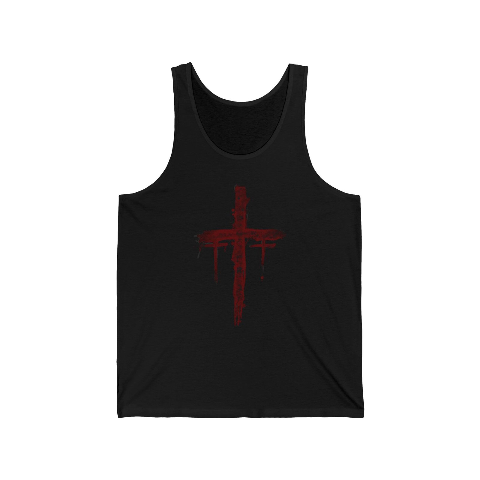 Suffer Not The Witch Bloody Cross Unisex Jersey Tank Top (2-Sided)
