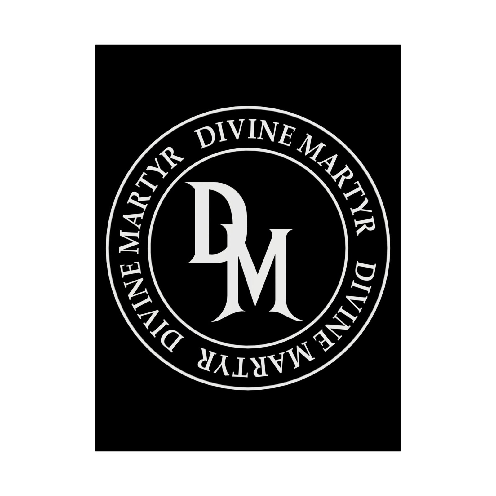 Divine Martyr Crest Poster Prints (210gsm)