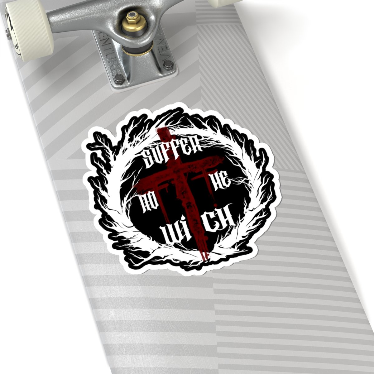 Suffer Not The Witch Logo Die Cut Stickers