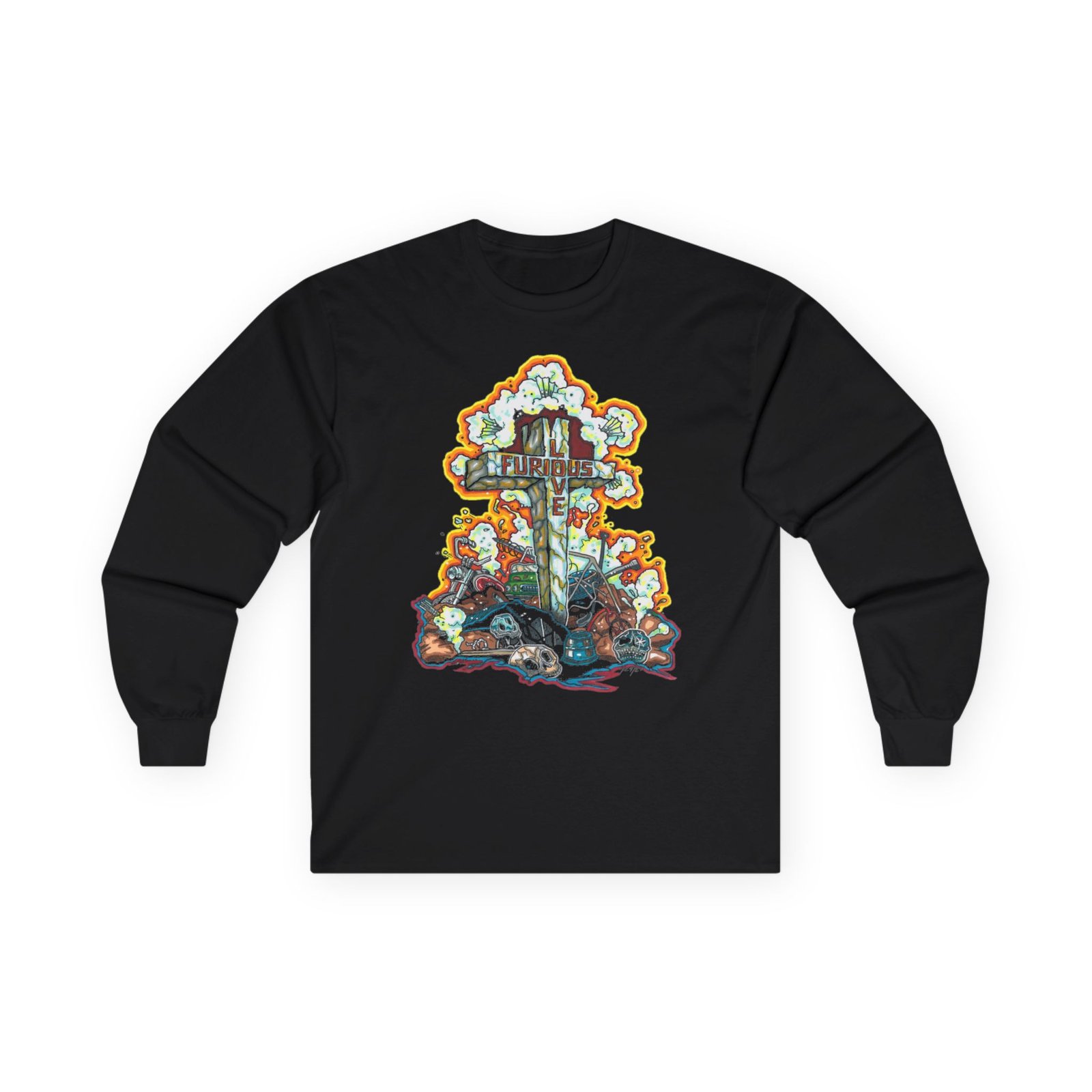 Furious Love Logo Long Sleeve Tshirt