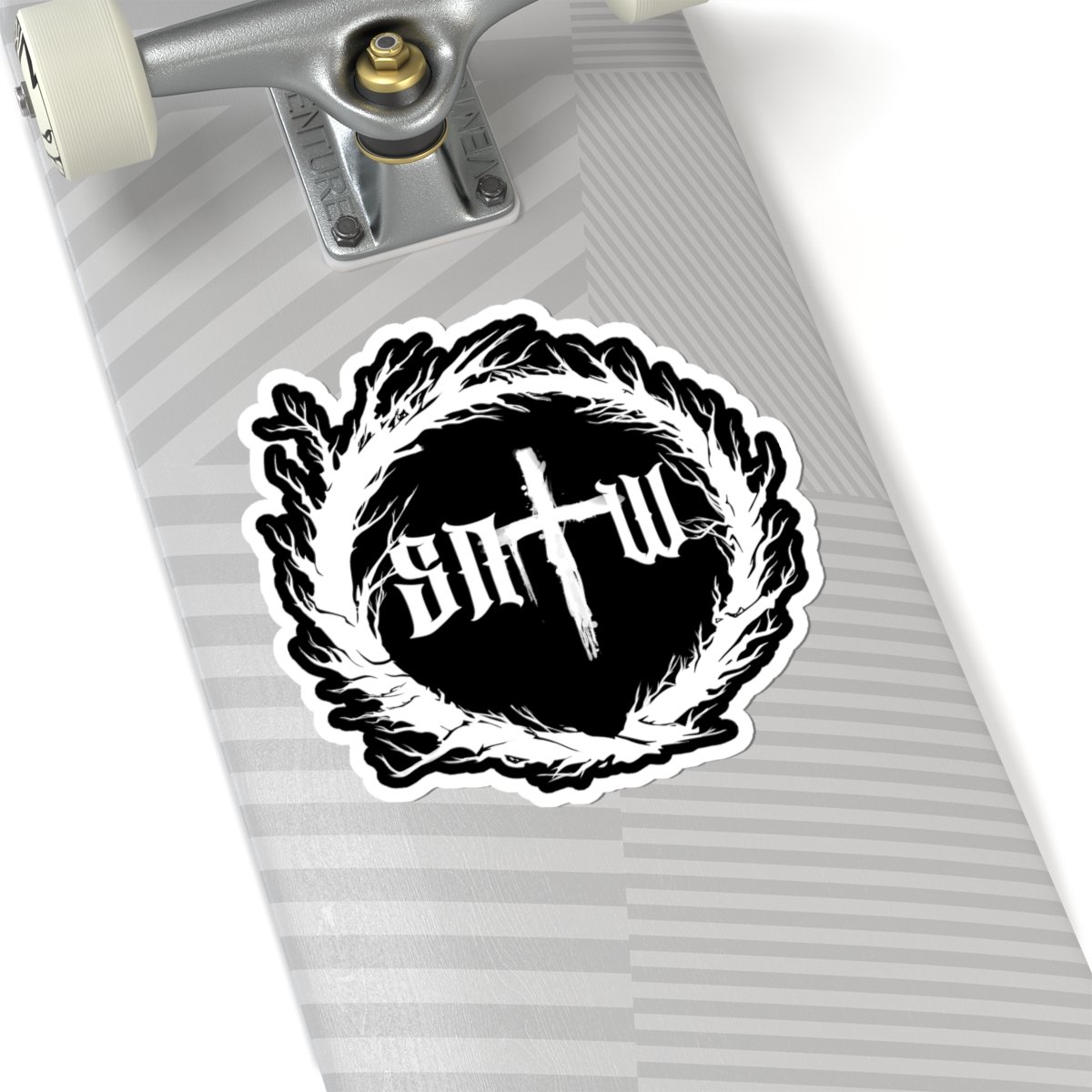 Suffer Not The Witch Initial Logo Die Cut Stickers