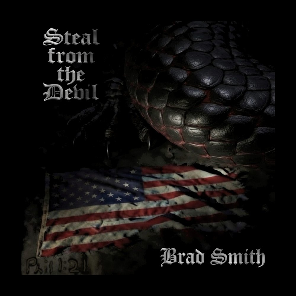 Brad Smith - Steal From The Devil - Black Denim Printed Patches (2 sizes)