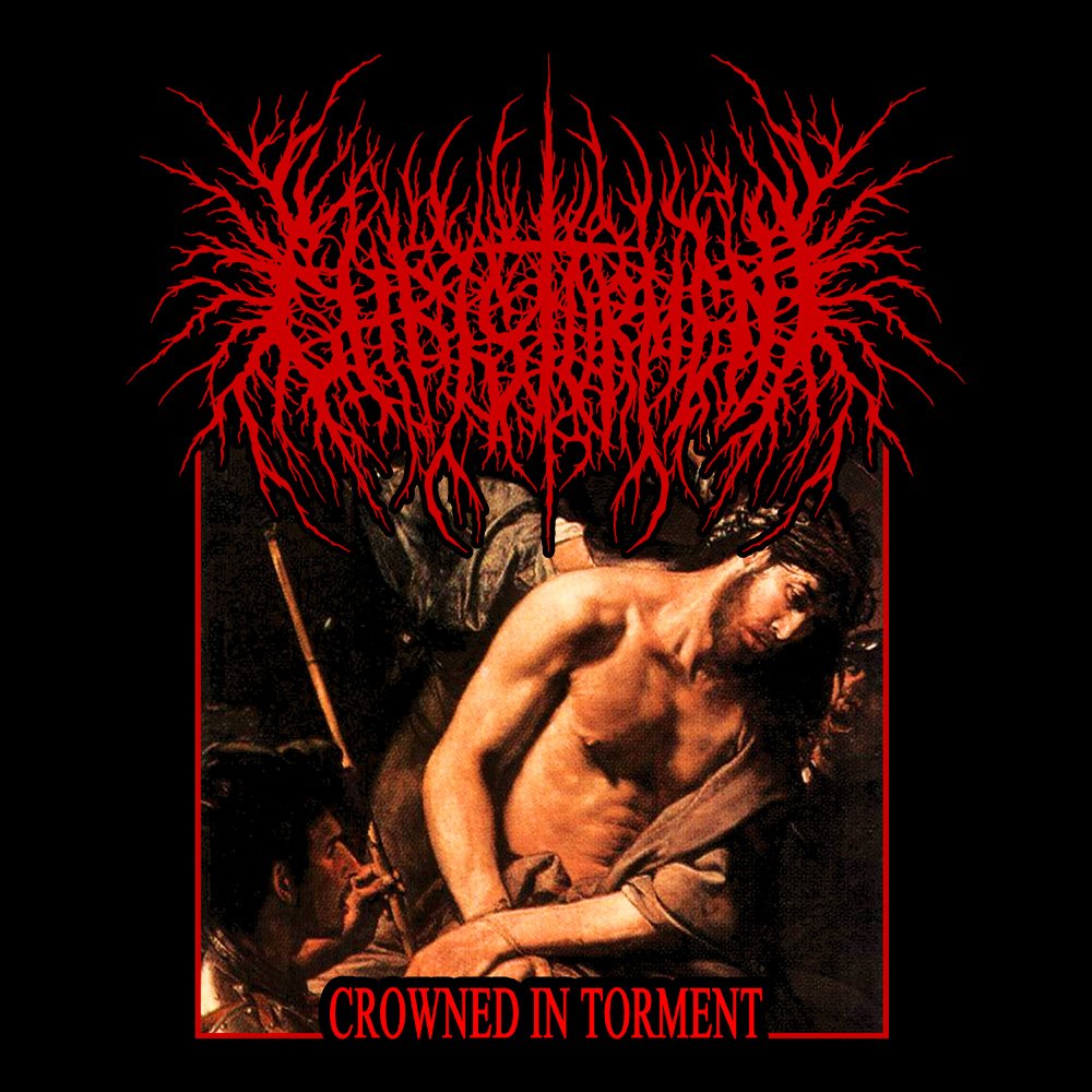 Christorment - Crowned In Torment - Black Denim Printed Patches (2 sizes)