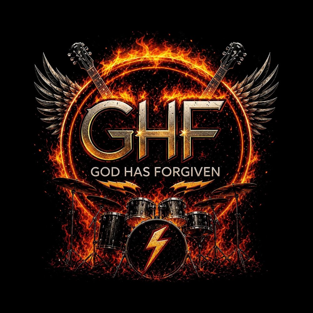 GHF Seal - Black Denim Printed Patches (2 sizes)