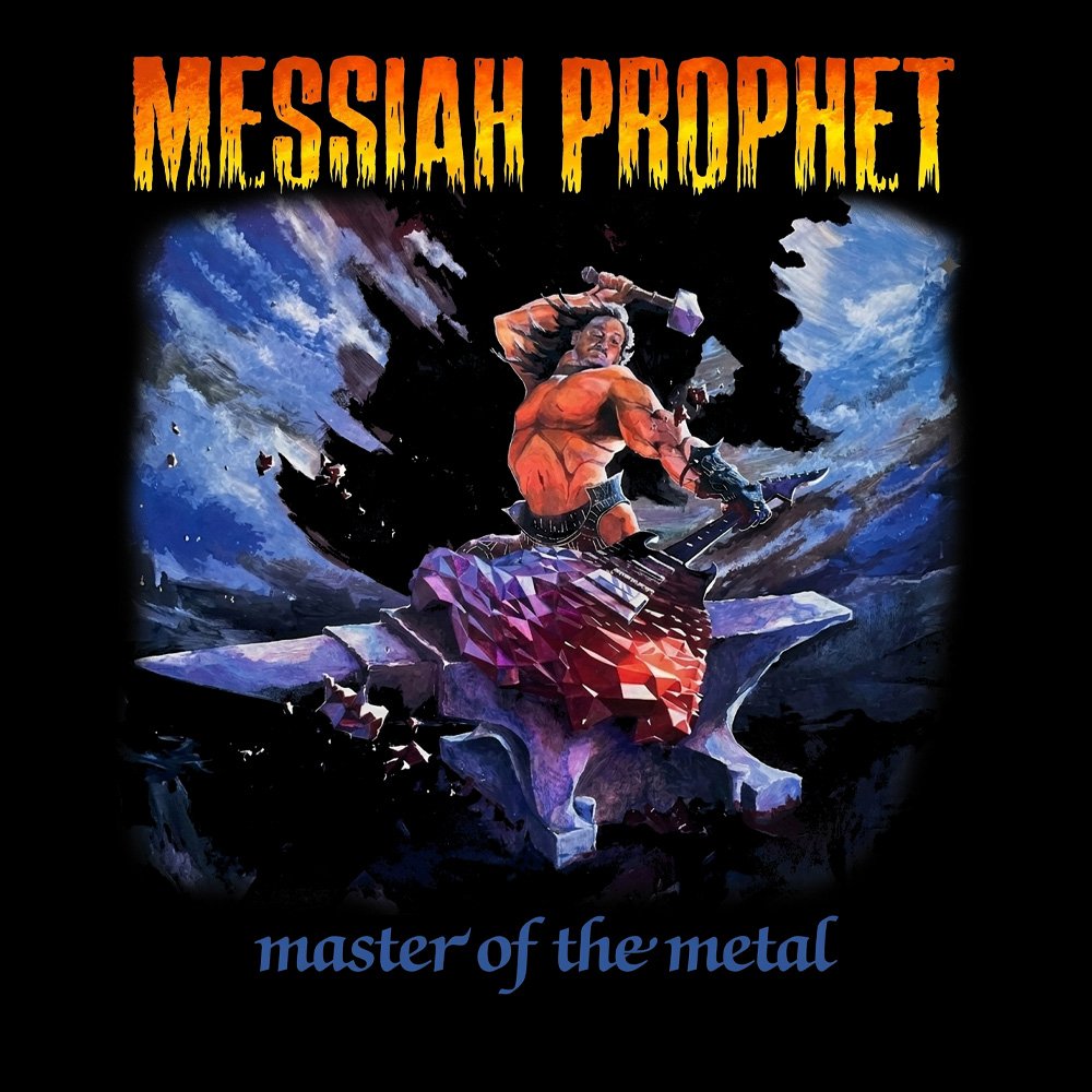 Messiah Prophet - Master Of The Metal - Black Denim Printed Patches (2 sizes)