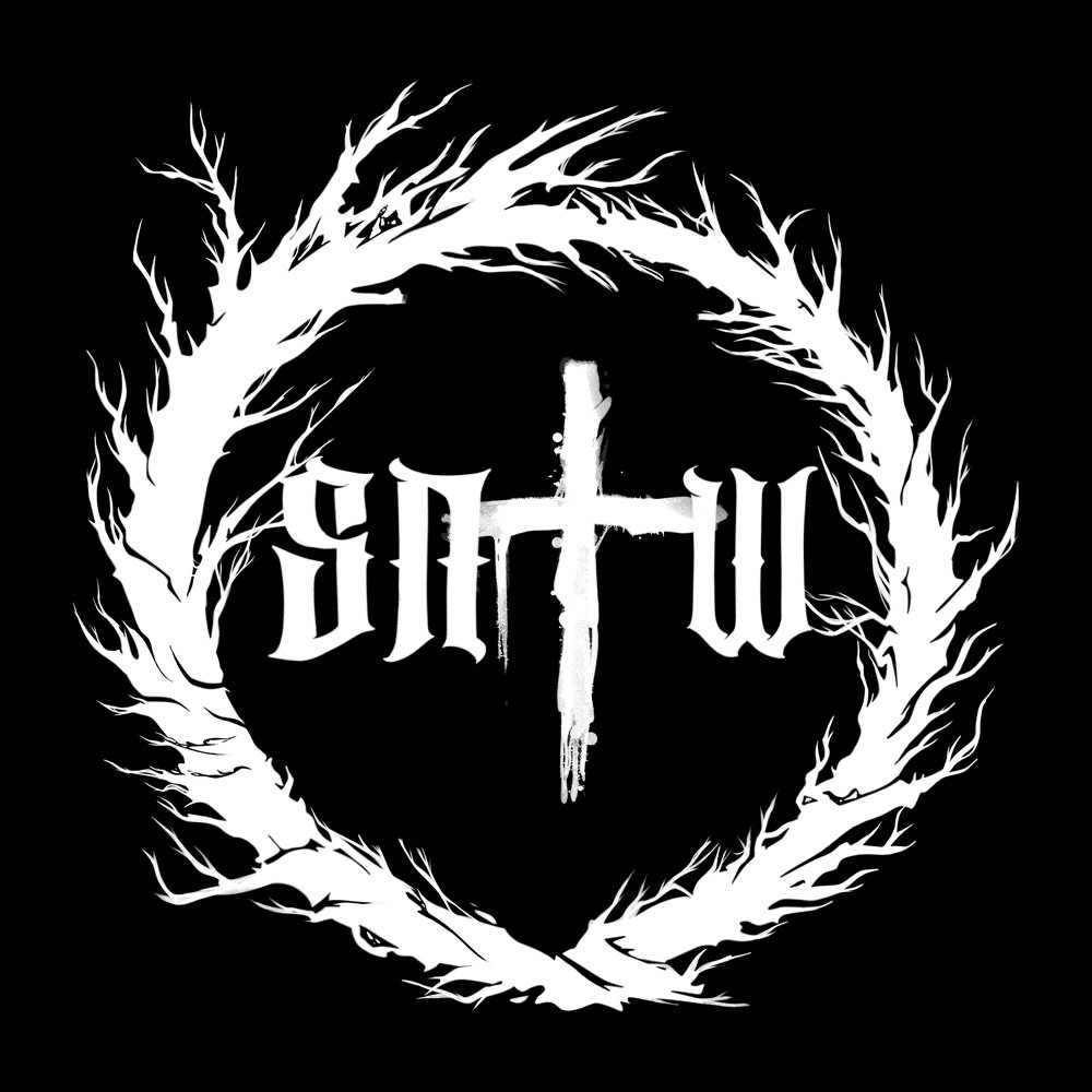 Suffer Not The Witch Initial Logo - Black Denim Printed Patches (2 sizes)