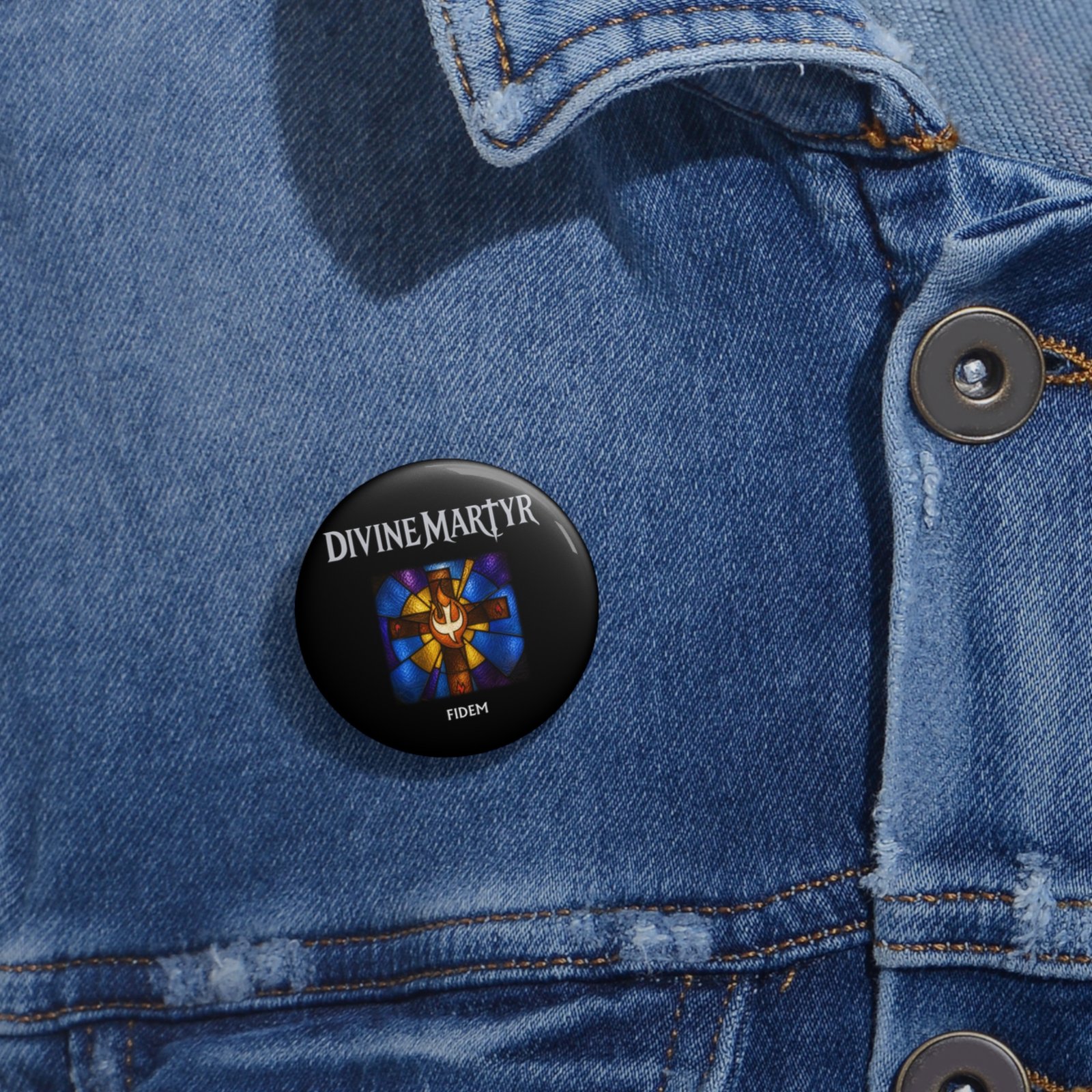 Divine Martyr - Fidem Pin Buttons - Image 2