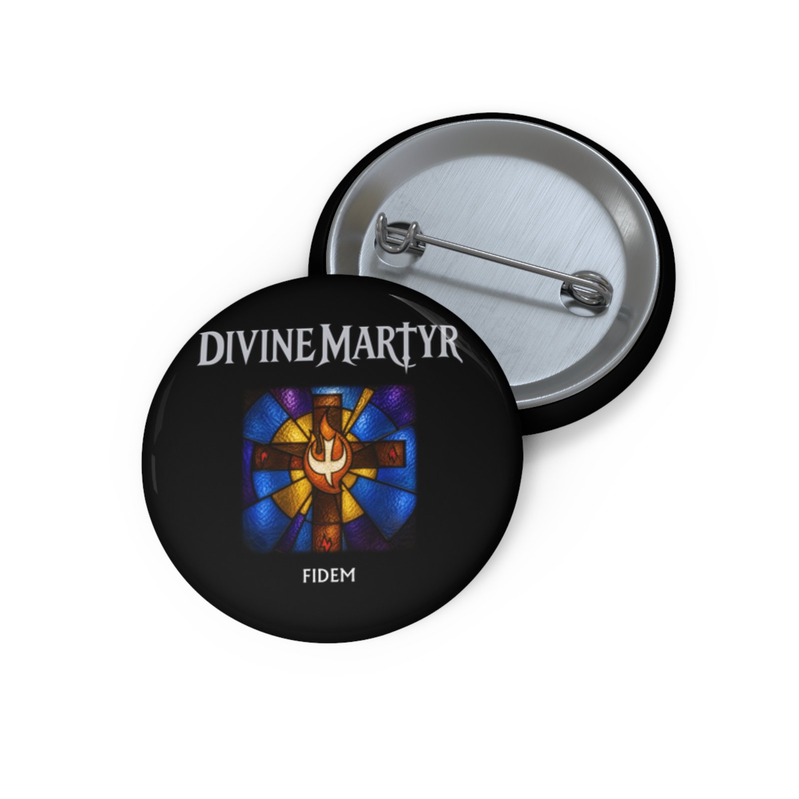 Divine Martyr - Fidem Pin Buttons
