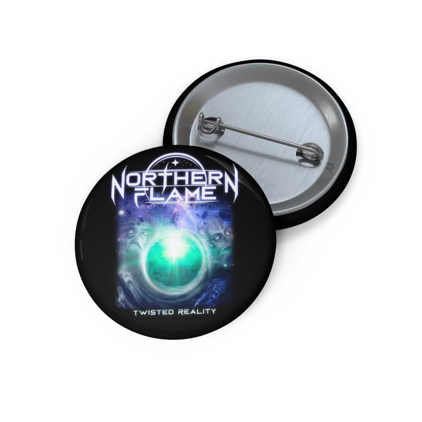 Northern Flame - Twisted Reality Pin Buttons