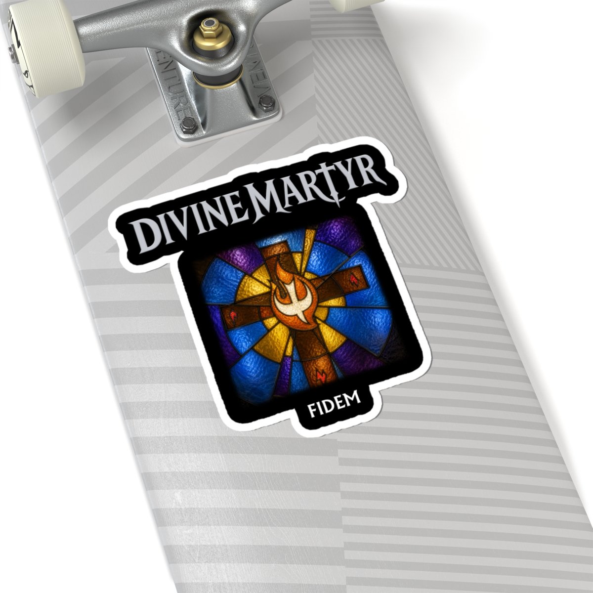 Divine Martyr - Fidem Die Cut Stickers