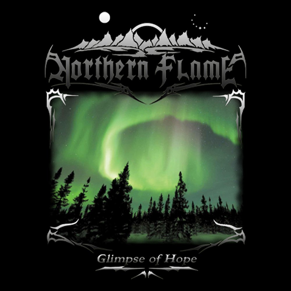 Northern Flame - Glimpse Of Hope - Black Denim Printed Patches (2 sizes)